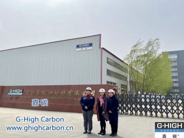 客戶來訪嘉碳工廠進(jìn)行實地參觀考察，深入了解嘉碳增碳劑生產(chǎn)情況